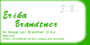 erika brandtner business card